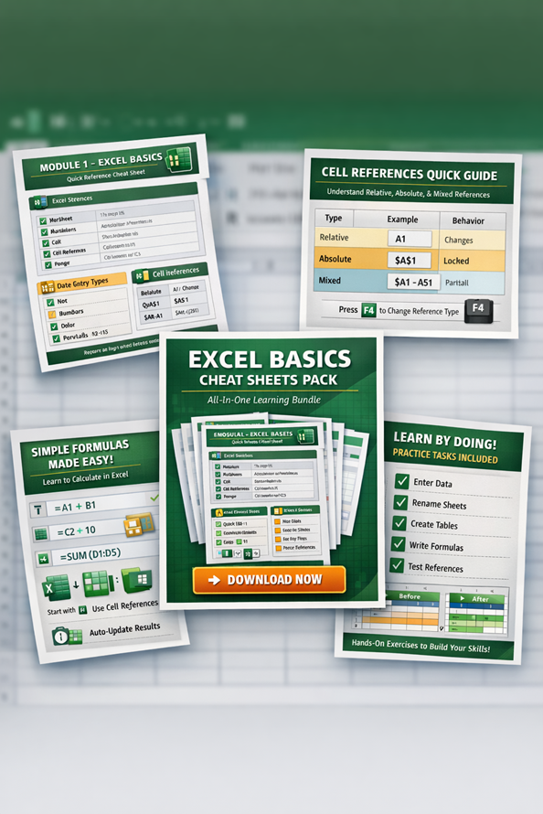Module 1 – Excel Basics (Premium Edition)